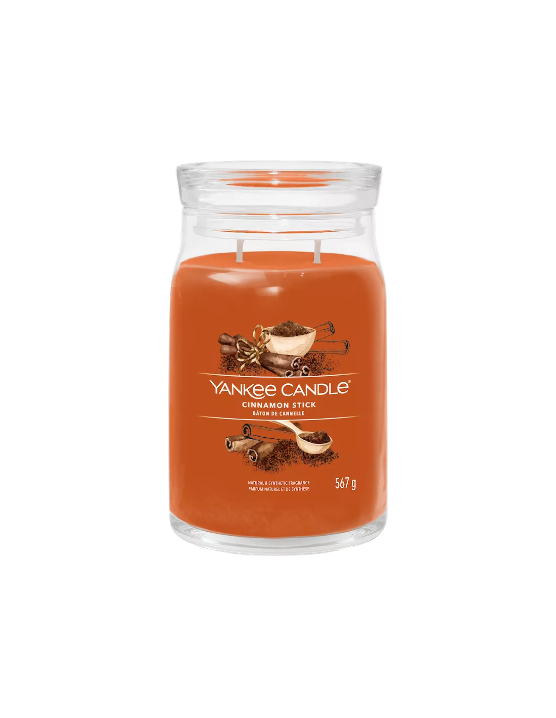 Yankee Candle Cinnamon Stick - Grande Bougie 2 Mèches 2 Yankee Candle Cinnamon Stick - Grande Bougie 2 Mèches – Image 2