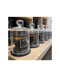 Cloche Versailles Avec Bouton Et Socle - 21 Cm -Jolie Bougies Soldes cloche versailles avec bouton et socle 21 cm 3