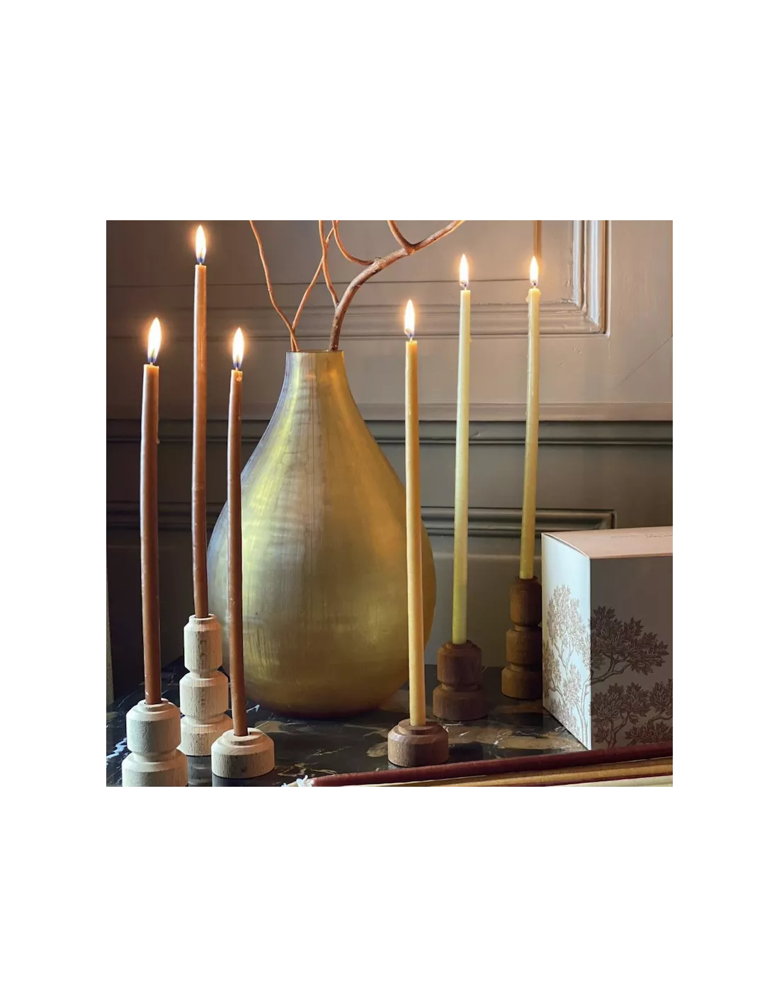 Coffret 20 Cierges Fins - Almerio 2 Coffret 20 Cierges Fins - Almerio – Image 2