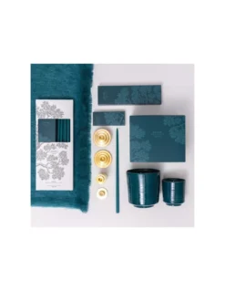 Coffret 20 Cierges Fins- Bleu De Prusse -Jolie Bougies Soldes coffret 20 cierges fins bleu de prusse 2