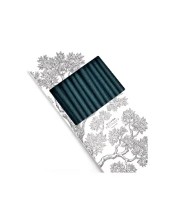 Coffret 20 Cierges Fins- Bleu De Prusse