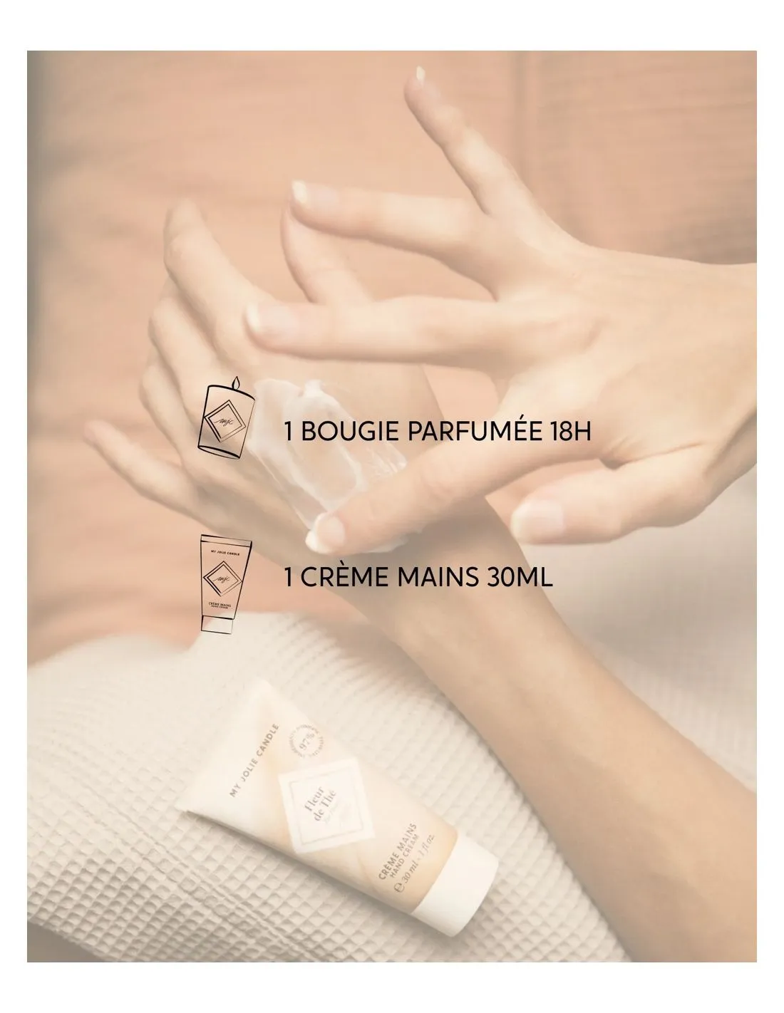 Coffret Bougie Et Crème Fleur De Thé 4 Coffret Bougie Et Crème Fleur De Thé – Image 4