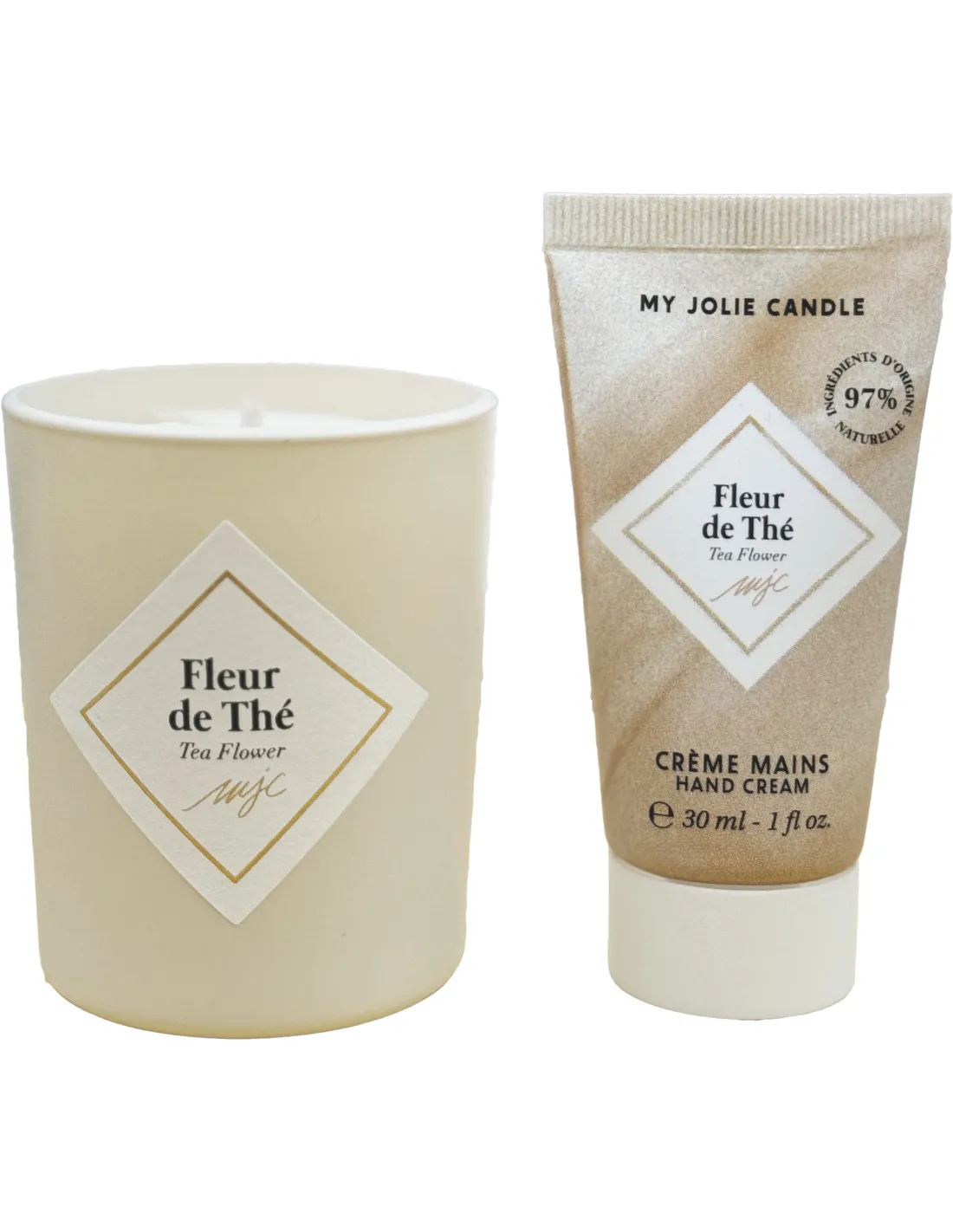 Coffret Bougie Et Crème Fleur De Thé 1 Coffret Bougie Et Crème Fleur De Thé