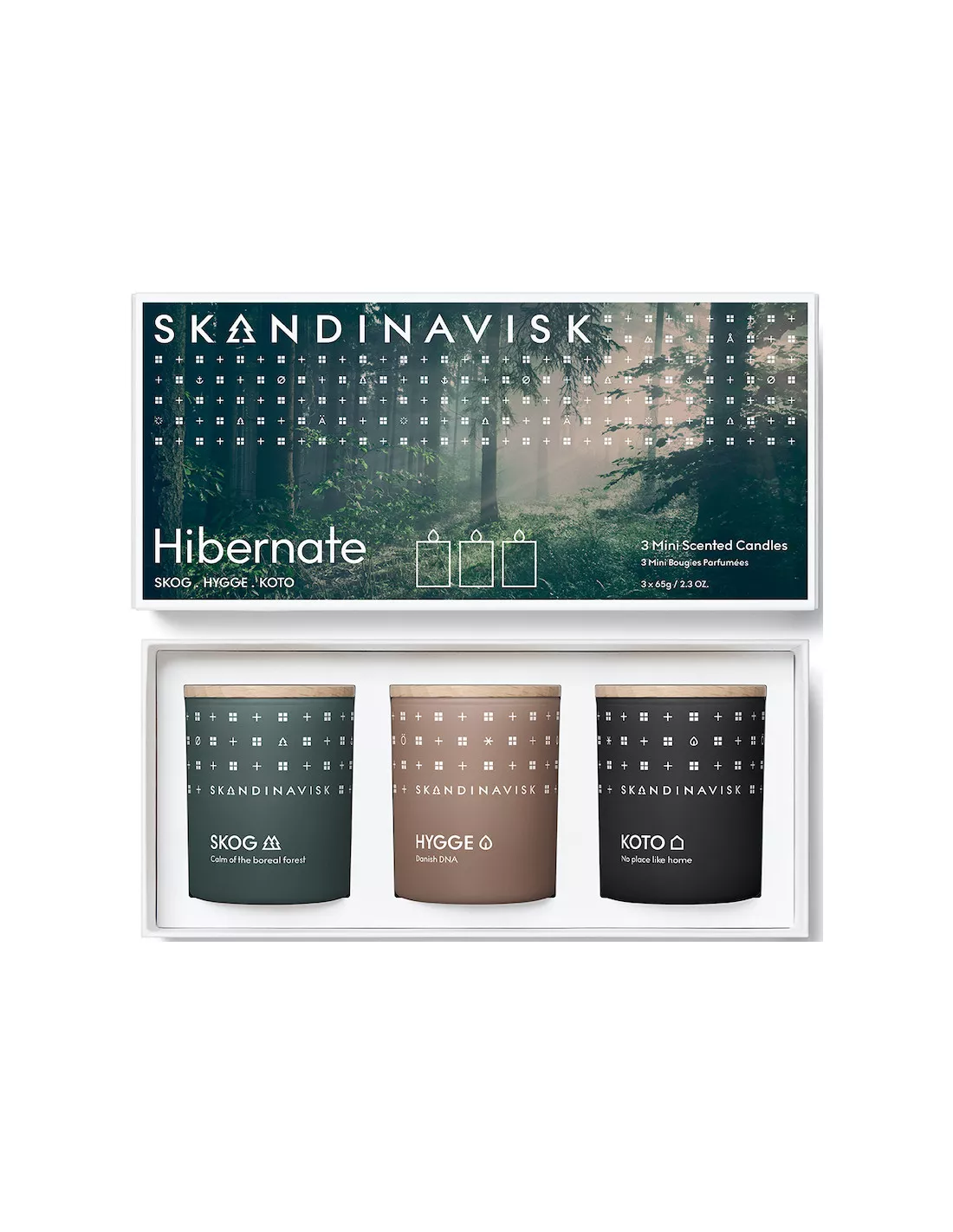 Coffret Hibernate Bougies - Skandinavisk 1 Coffret Hibernate Bougies - Skandinavisk