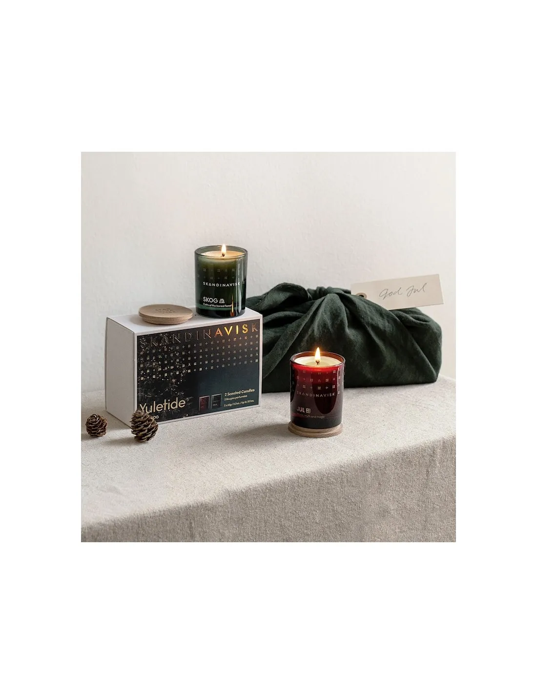 Coffret Yuletide 2 Bougies - Skandinavisk 2 Coffret Yuletide 2 Bougies - Skandinavisk – Image 2