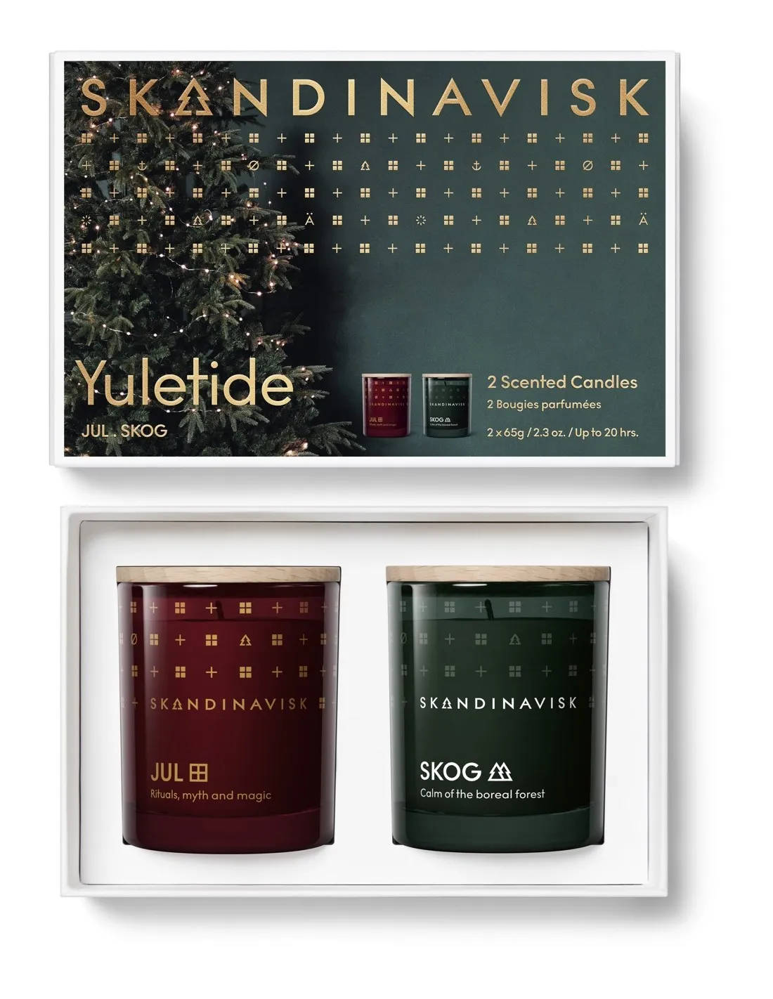 Coffret Yuletide 2 Bougies - Skandinavisk 1 Coffret Yuletide 2 Bougies - Skandinavisk