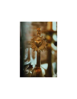 Croix Coeur De Lumière - Violet - Ciergerie Des Prémontrés -Jolie Bougies Soldes croix coeur de lumiere violet ciergerie des premontres 3