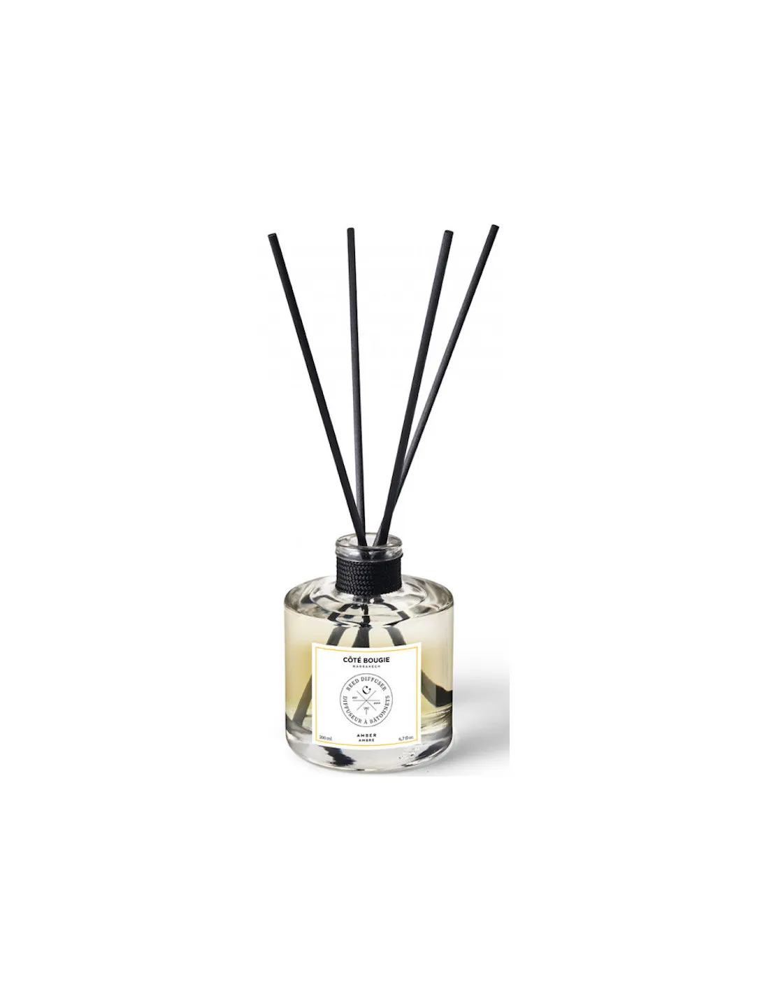 Côté Bougie Diffuseur à Bâtonnets Ambre 500ml – Parfum d'Intérieur Oriental Artisanal 2 Côté Bougie Diffuseur à Bâtonnets Ambre 500ml – Parfum d'Intérieur Oriental Artisanal – Image 2