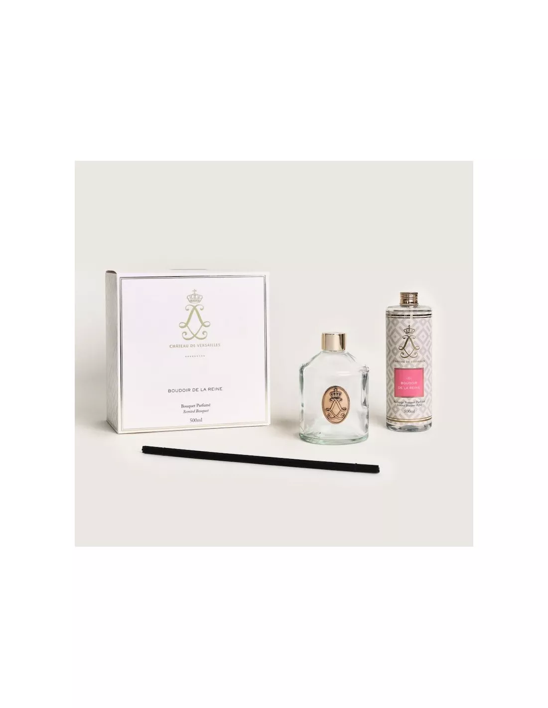 Diffuseur à Batonnets Boudoir De La Reine 500ml - Château De Versailles 2 Diffuseur à Batonnets Boudoir De La Reine 500ml - Château De Versailles – Image 2