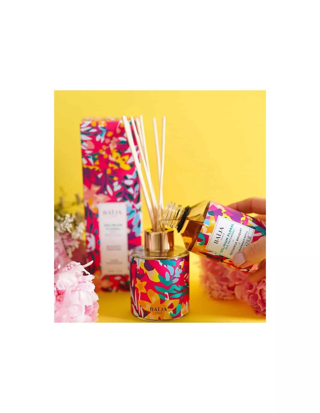 Diffuseur à Bâtonnets Baija Delirium Floral – Iris & Patchouli Parfum d'Intérieur 2 Diffuseur à Bâtonnets Baija Delirium Floral – Iris & Patchouli Parfum d'Intérieur – Image 2