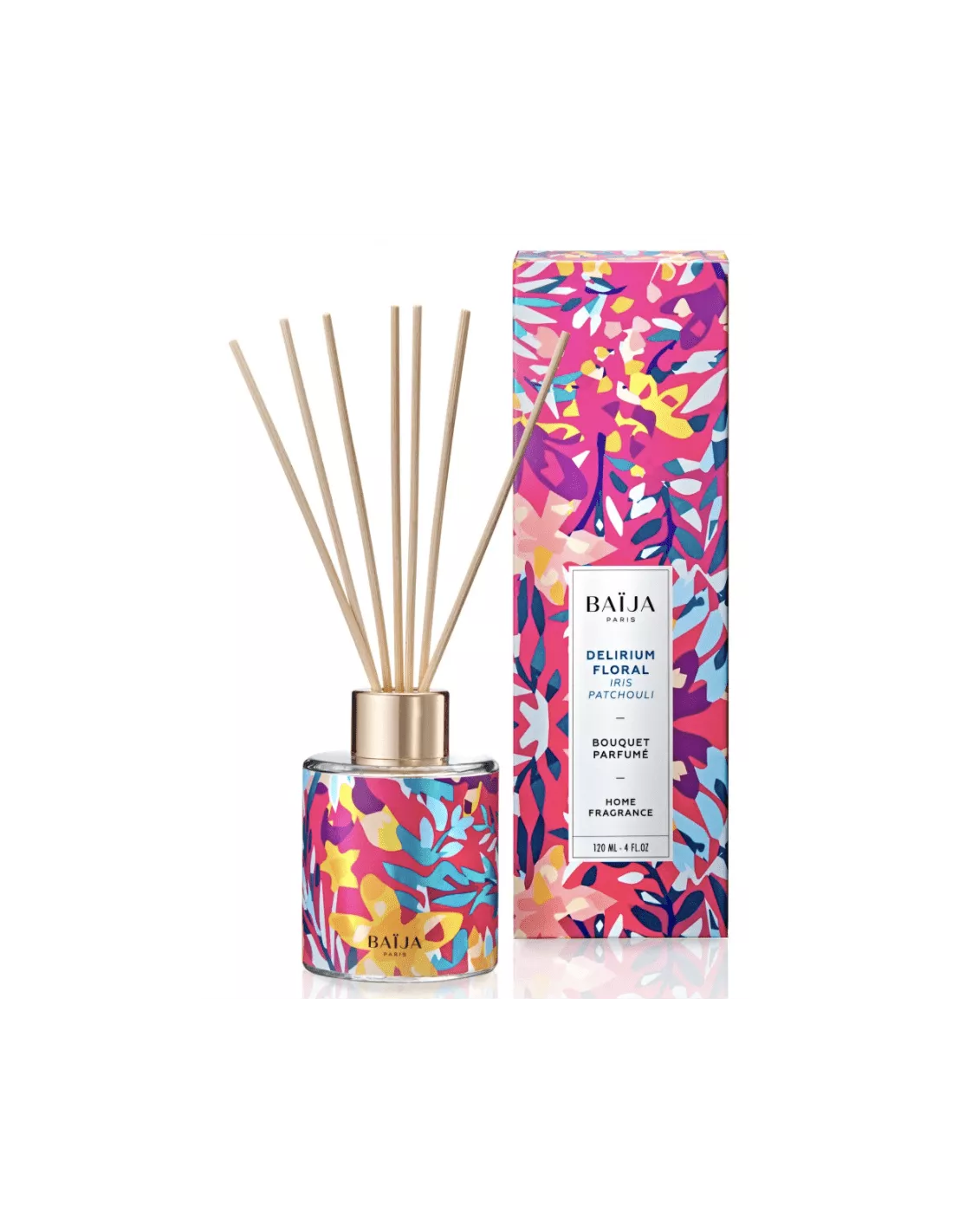 Diffuseur à Bâtonnets Baija Delirium Floral – Iris & Patchouli Parfum d'Intérieur 1 Diffuseur à Bâtonnets Baija Delirium Floral – Iris & Patchouli Parfum d'Intérieur