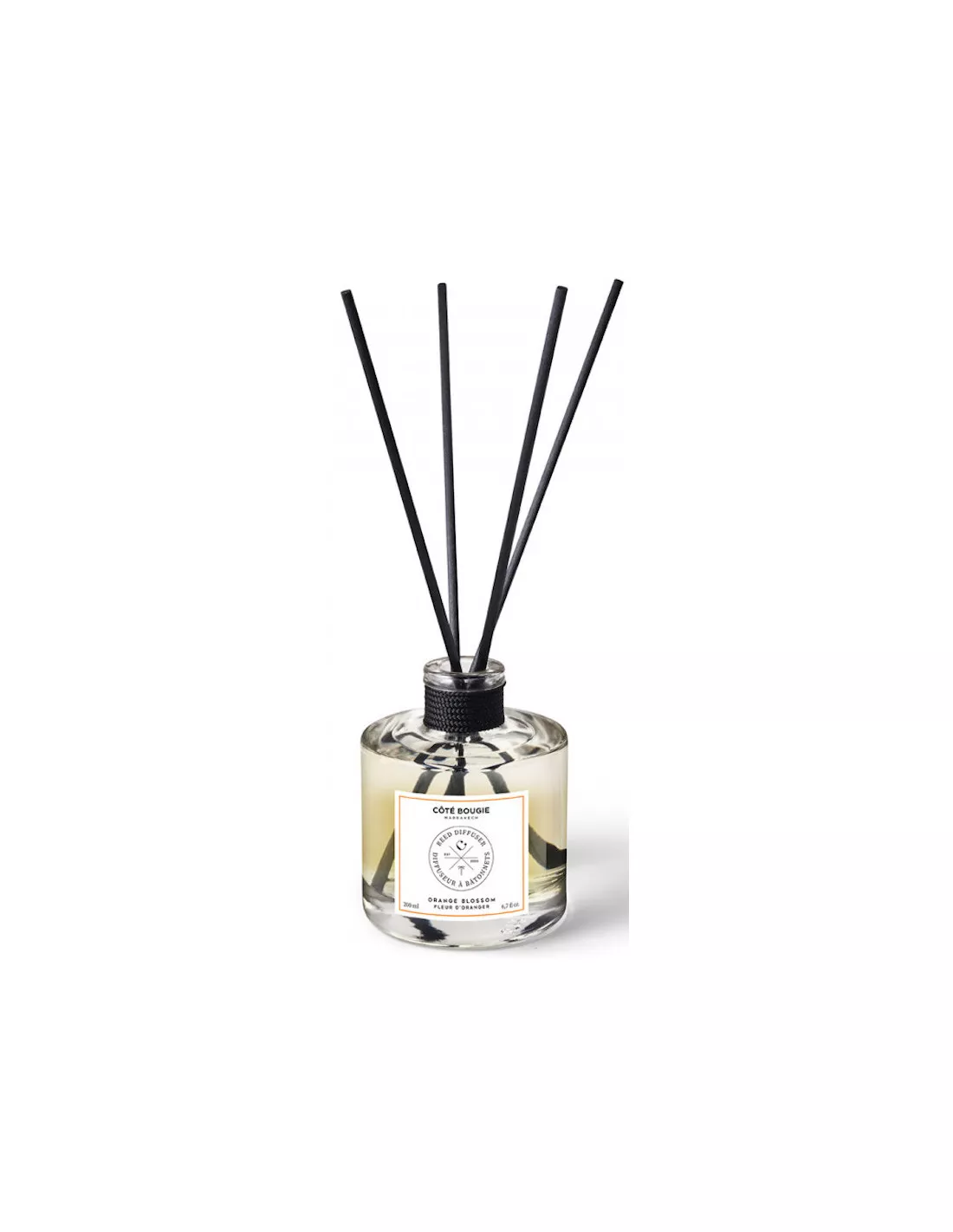 Diffuseur à Bâtonnets Côté Bougie Fleur d'Oranger – Parfum d'Intérieur Artisanal 500ml 2 Diffuseur à Bâtonnets Côté Bougie Fleur d'Oranger – Parfum d'Intérieur Artisanal 500ml – Image 2
