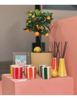 Diffuseur Céramique émaillée Tabac Tonka -Jolie Bougies Soldes diffuseur ceramique emaillee tabac tonka 2