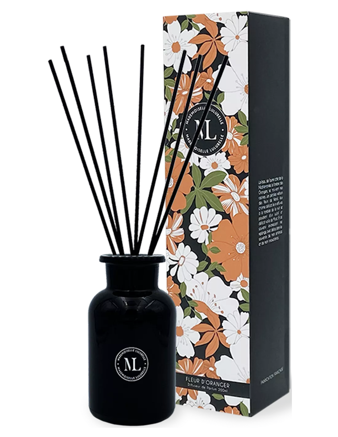 Mademoiselle Lulubelle Diffuseur Fleur d'Oranger – Parfum de Maison Haut de Gamme 200ml 1 Mademoiselle Lulubelle Diffuseur Fleur d'Oranger – Parfum de Maison Haut de Gamme 200ml