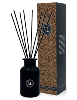 Mademoiselle Lulubelle - Diffuseur de Parfum L'homme à La Moustache - Ambiance Boisée et Cuirée 200ml