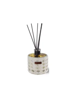 Côté Bougie Figue Macramé Blanc – Parfum de Maison Artisanal Diffuseur 500ml