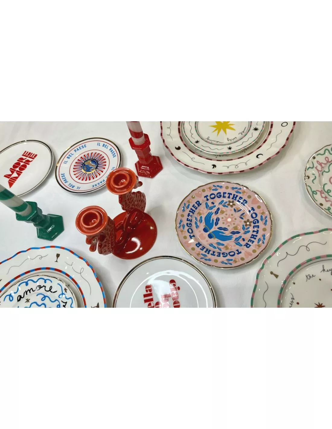 Bitossi Home x Carmi Grau 'Don't Lose Your Fire' – Assiette Design en Porcelaine 17 cm 2 Bitossi Home x Carmi Grau 'Don't Lose Your Fire' – Assiette Design en Porcelaine 17 cm – Image 2