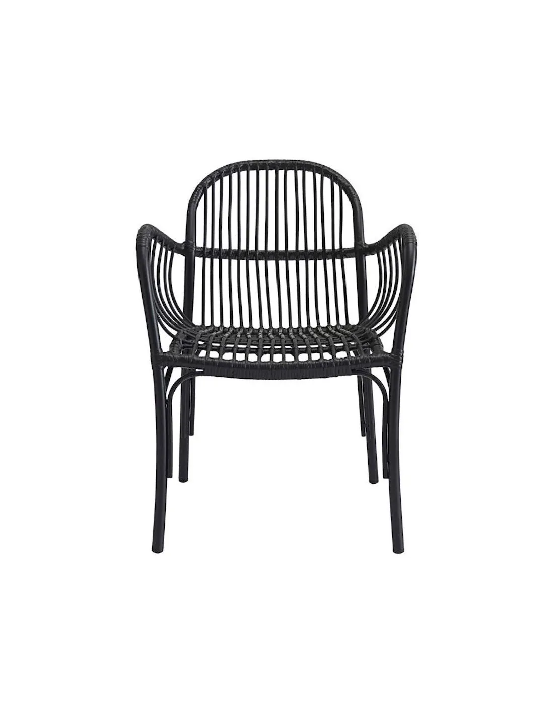 Fauteuil Noir Brea - House Doctor 1 Fauteuil Noir Brea - House Doctor