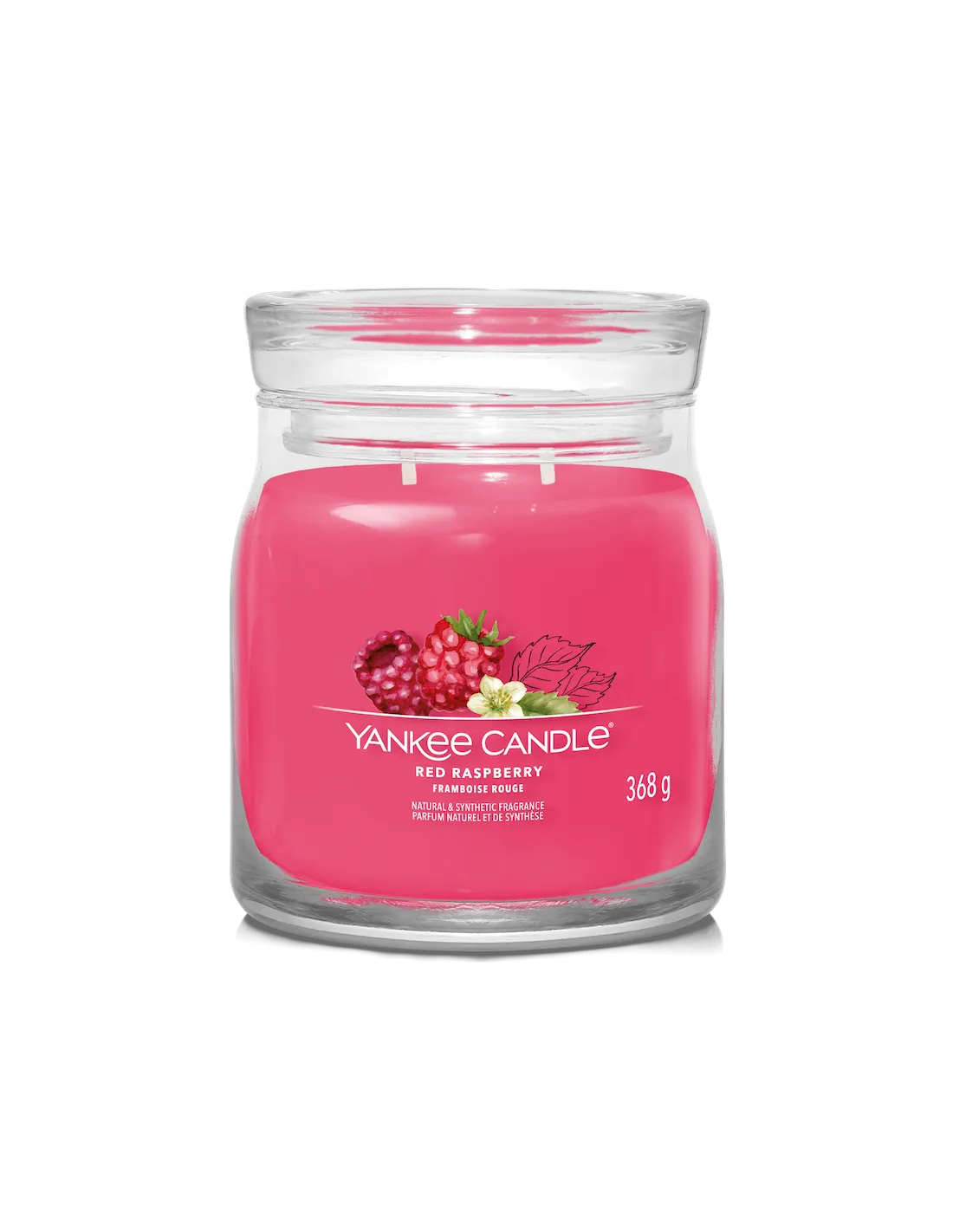 Yankee Candle Framboise Rouge - Moyenne Bougie 1 Yankee Candle Framboise Rouge - Moyenne Bougie