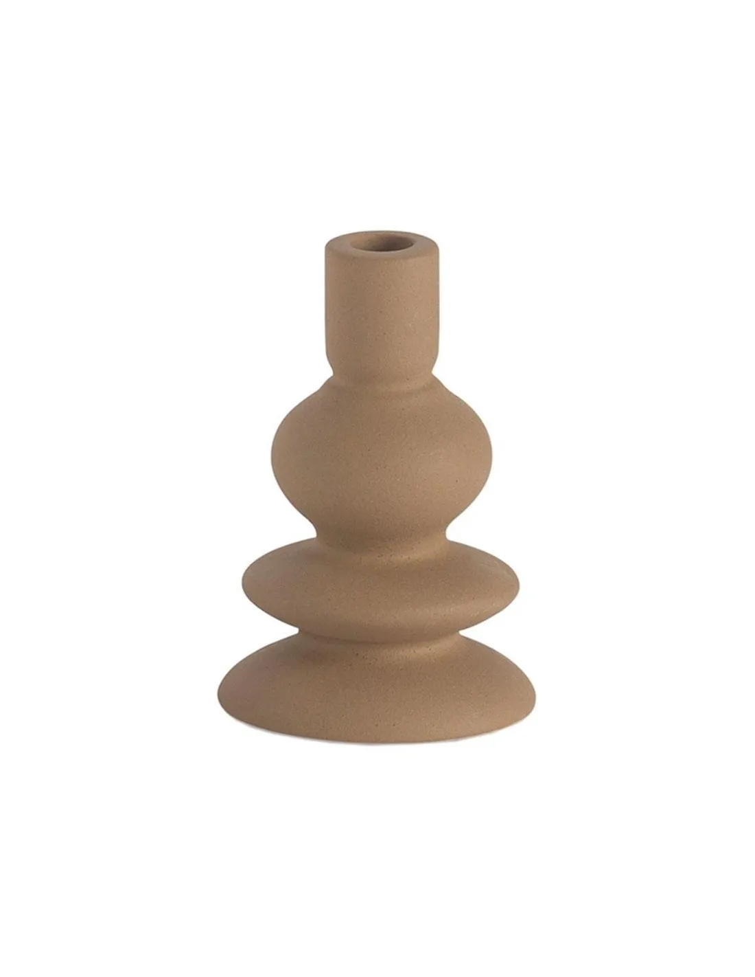 Andrea House Grand Bougeoir Brun Caramel – Design Minimaliste Chic 18,5cm 1 Andrea House Grand Bougeoir Brun Caramel – Design Minimaliste Chic 18,5cm