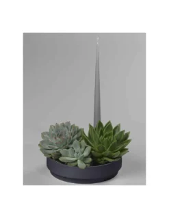 Grand Bougeoir Orbital Step Aery Living Gris Anthracite – Porte-Bougie et Mini Cache-Pot Design -Jolie Bougies Soldes grand bougeoir orbital step gris anthracite 2