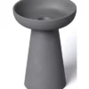Grand Bougeoir Porcini Aery Living Gris Anthracite – Support Design Polyvalent pour Cierges et Piliers