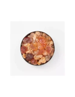 Mad et Len Grand Pot Pourri Ambre Nobile – Amber Resin Crystals in Hand-Forged Iron Jar -Jolie Bougies Soldes grand pot pourri mad et len ambre nobile 2