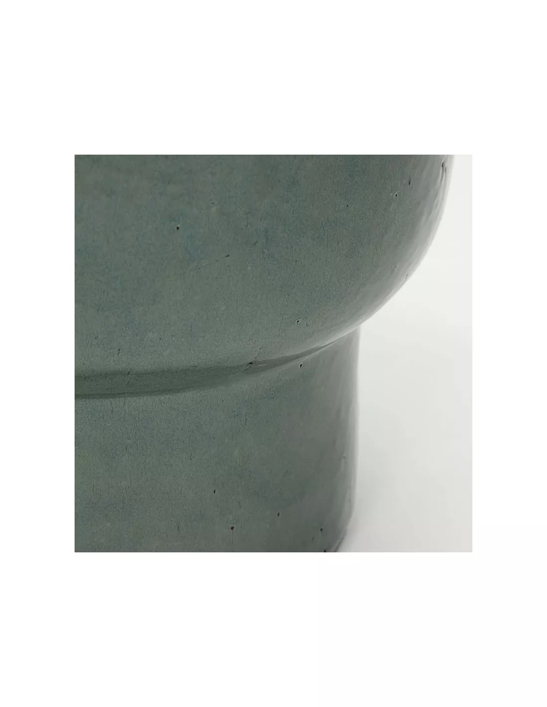 Jardinière Verte Faïence 40x45 Cm - House Doctor 2 Jardinière Verte Faïence 40x45 Cm - House Doctor – Image 2