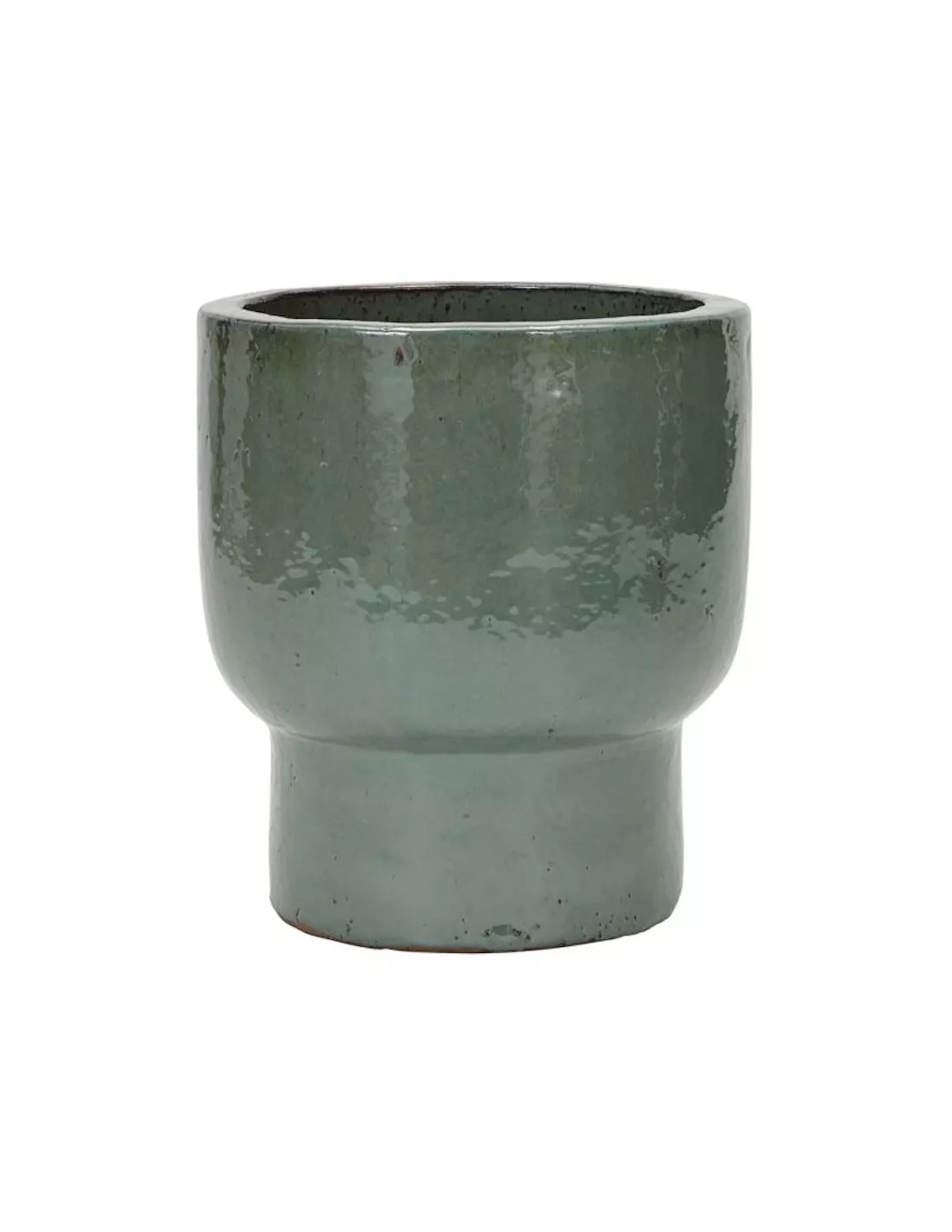 Jardinière Verte Faïence 40x45 Cm - House Doctor 1 Jardinière Verte Faïence 40x45 Cm - House Doctor