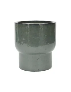 Jardinière Verte Faïence 50x55 Cm - House Doctor