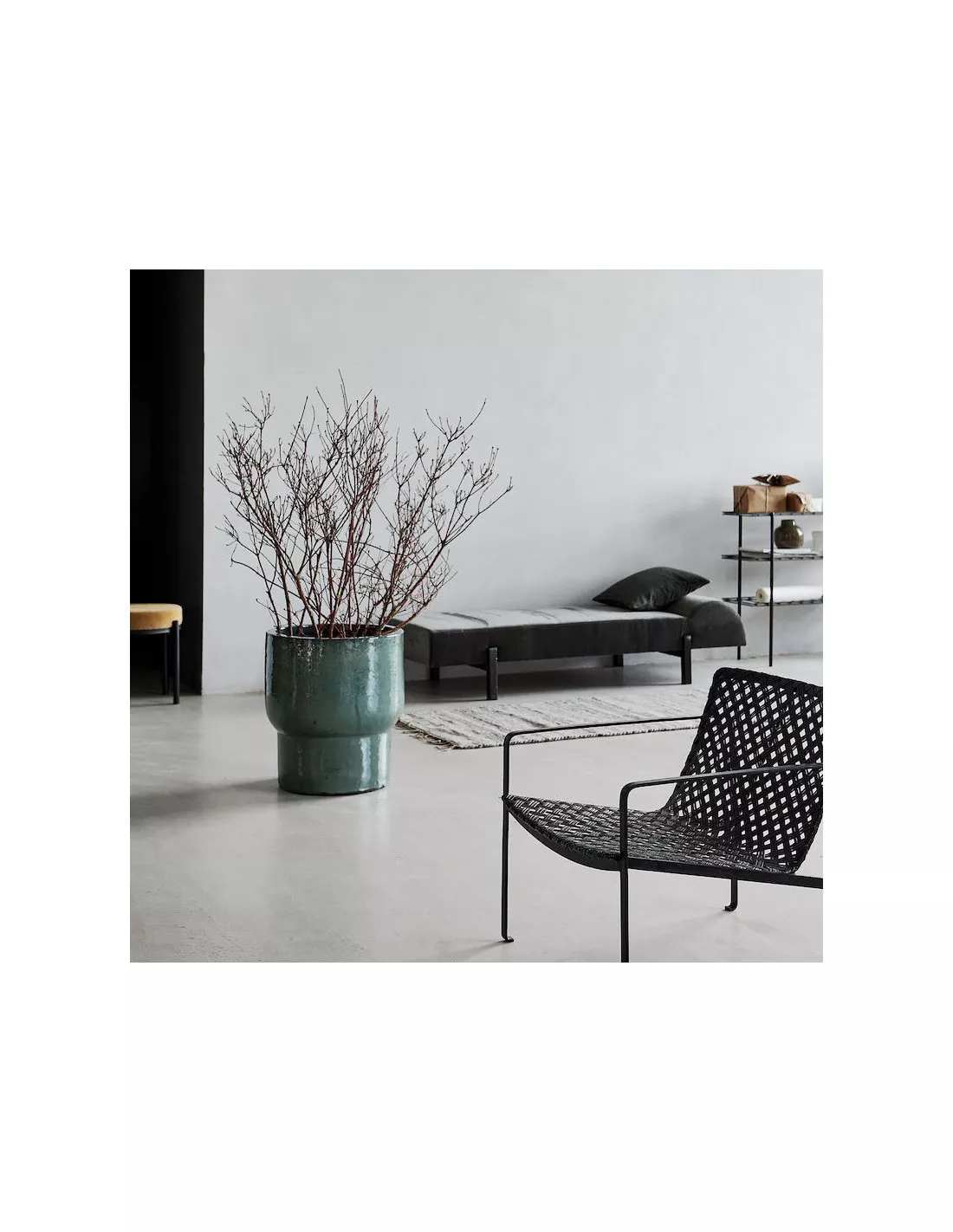 House Doctor Jardinière Verte en Terre Cuite – Grand Pot de Fleurs Artisanal 50x55 cm 4 House Doctor Jardinière Verte en Terre Cuite – Grand Pot de Fleurs Artisanal 50x55 cm – Image 4