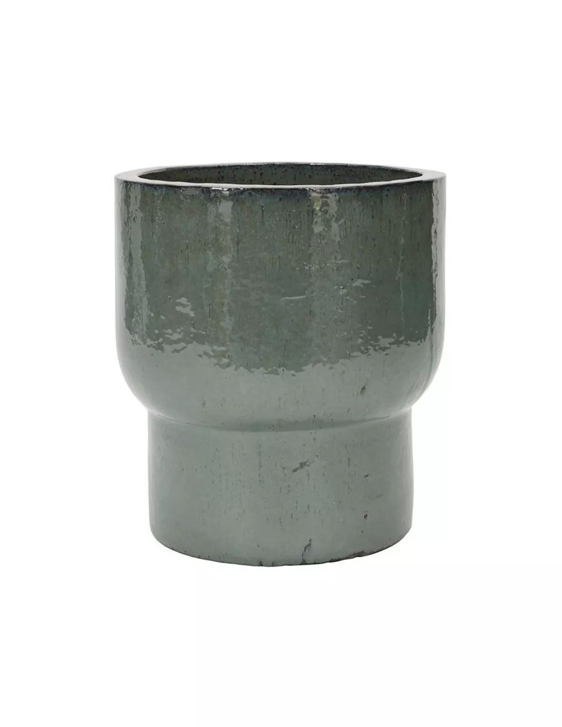 House Doctor Jardinière Verte en Terre Cuite – Grand Pot de Fleurs Artisanal 50x55 cm 1 House Doctor Jardinière Verte en Terre Cuite – Grand Pot de Fleurs Artisanal 50x55 cm