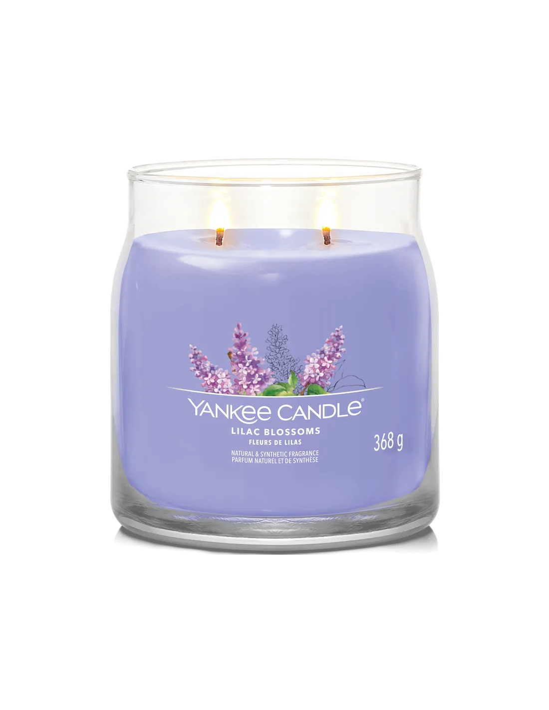 Yankee Candle Jardins Aux Lilas - Moyenne Bougie 2 Mèches 3 Yankee Candle Jardins Aux Lilas - Moyenne Bougie 2 Mèches – Image 3