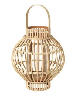Broste Copenhagen Lanterne Bambou Globus 30,5 Cm