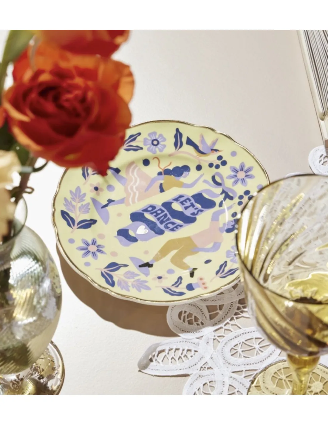 Let's Dance - Assiette Design Bitossi 16 Cm 2 Let's Dance - Assiette Design Bitossi 16 Cm – Image 2