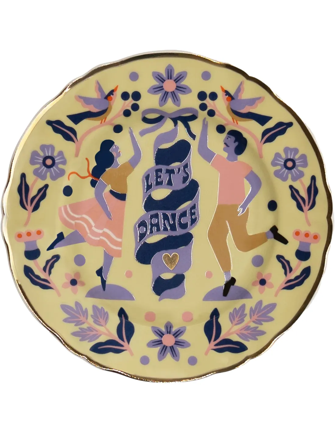 Let's Dance - Assiette Design Bitossi 16 Cm 1 Let's Dance - Assiette Design Bitossi 16 Cm