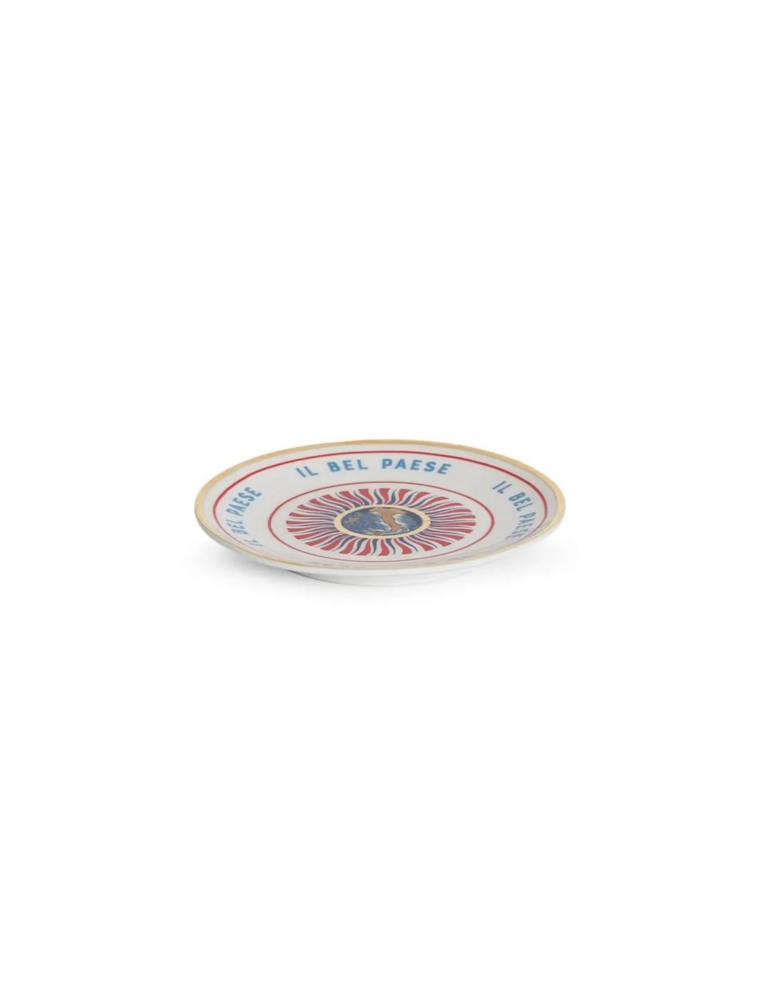 Bitossi Home Little Italie Pink with Gold Rim – Sam Baron Un Buon Ricordo Dessert Plate 15.5cm 2 Bitossi Home Little Italie Pink with Gold Rim – Sam Baron Un Buon Ricordo Dessert Plate 15.5cm – Image 2