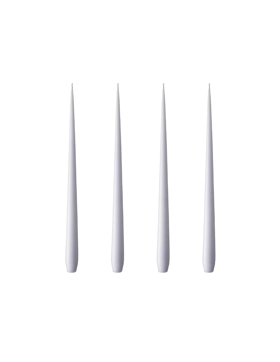 Lot 4 Cierges Violet D'eau Mat - Ester&Erik 1 Lot 4 Cierges Violet D'eau Mat - Ester&Erik