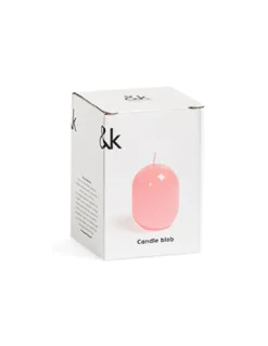 & Klevering Moyenne Bougie Blob - Rose -Jolie Bougies Soldes moyenne bougie blob rose 3