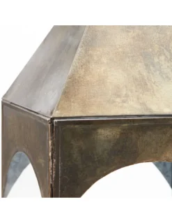 Moyenne Lanterne Arche En Laiton Antique - House Doctor -Jolie Bougies Soldes moyenne lanterne arche en laiton antique house doctor 4