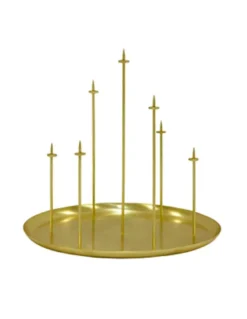 ENO Studio Multi Candle par Sebastian Bergne – Bougeoir Design en Acier Doré