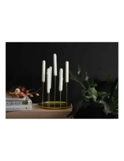 ENO Studio Multi Candle par Sebastian Bergne – Bougeoir Design en Acier Doré -Jolie Bougies Soldes multi candle bougeoir dore 3