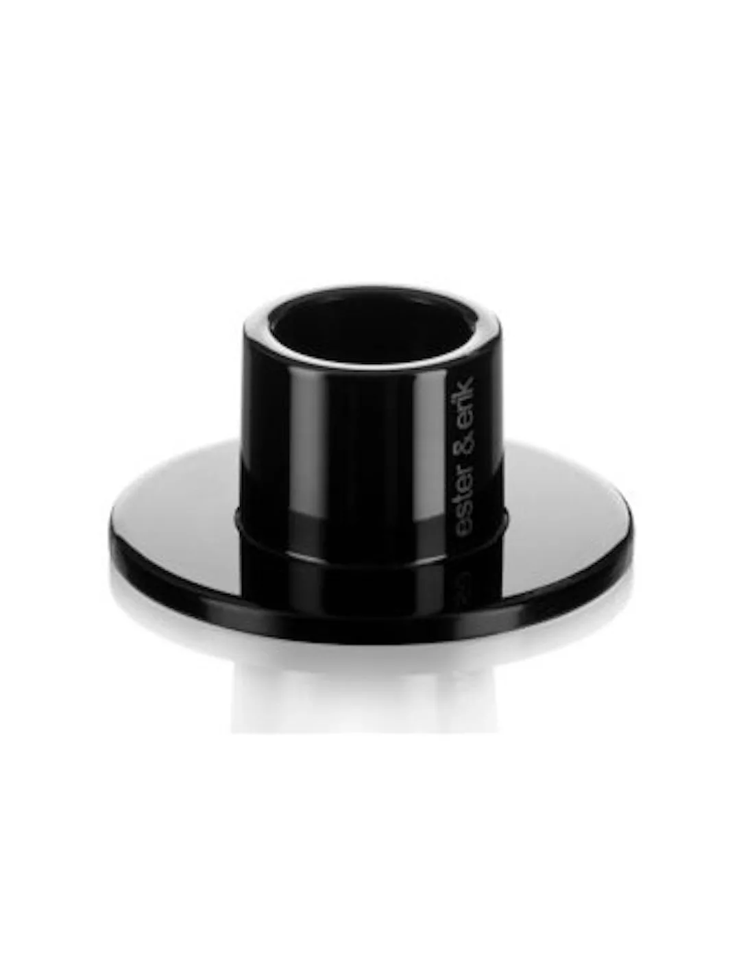 Bougeoir Ester & Erik Petit Modèle Noir Brillant – Support Cierge Design Minimaliste 1 Bougeoir Ester & Erik Petit Modèle Noir Brillant – Support Cierge Design Minimaliste