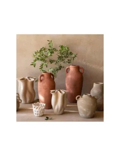 Andrea House Petit Vase Flor – Vase Décoratif Design Moderne 16x19cm -Jolie Bougies Soldes petit vase flor andrea house 3