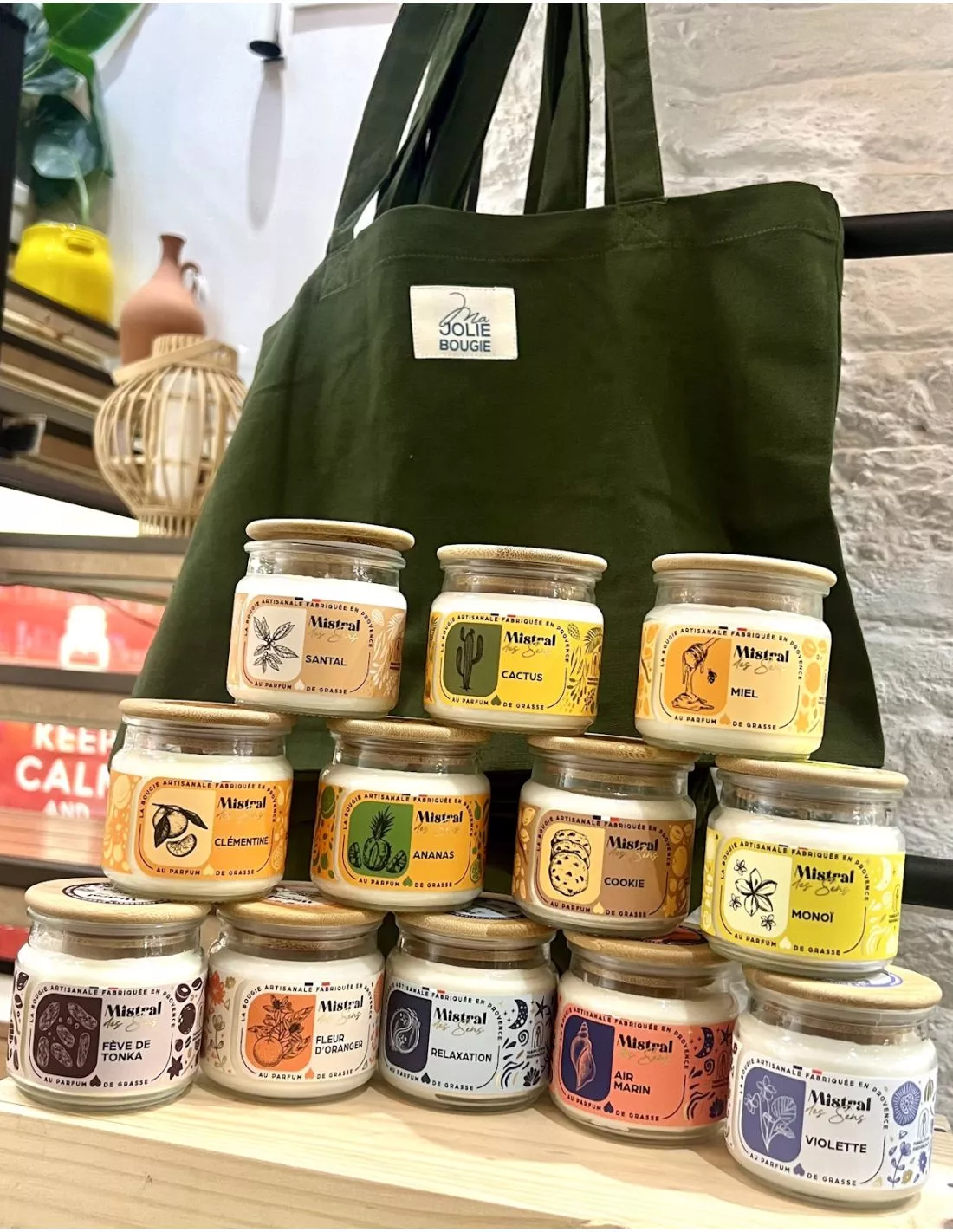 Petite Bougie Fleur D'oranger - Mistral Des Sens 2 Petite Bougie Fleur D'oranger - Mistral Des Sens – Image 2