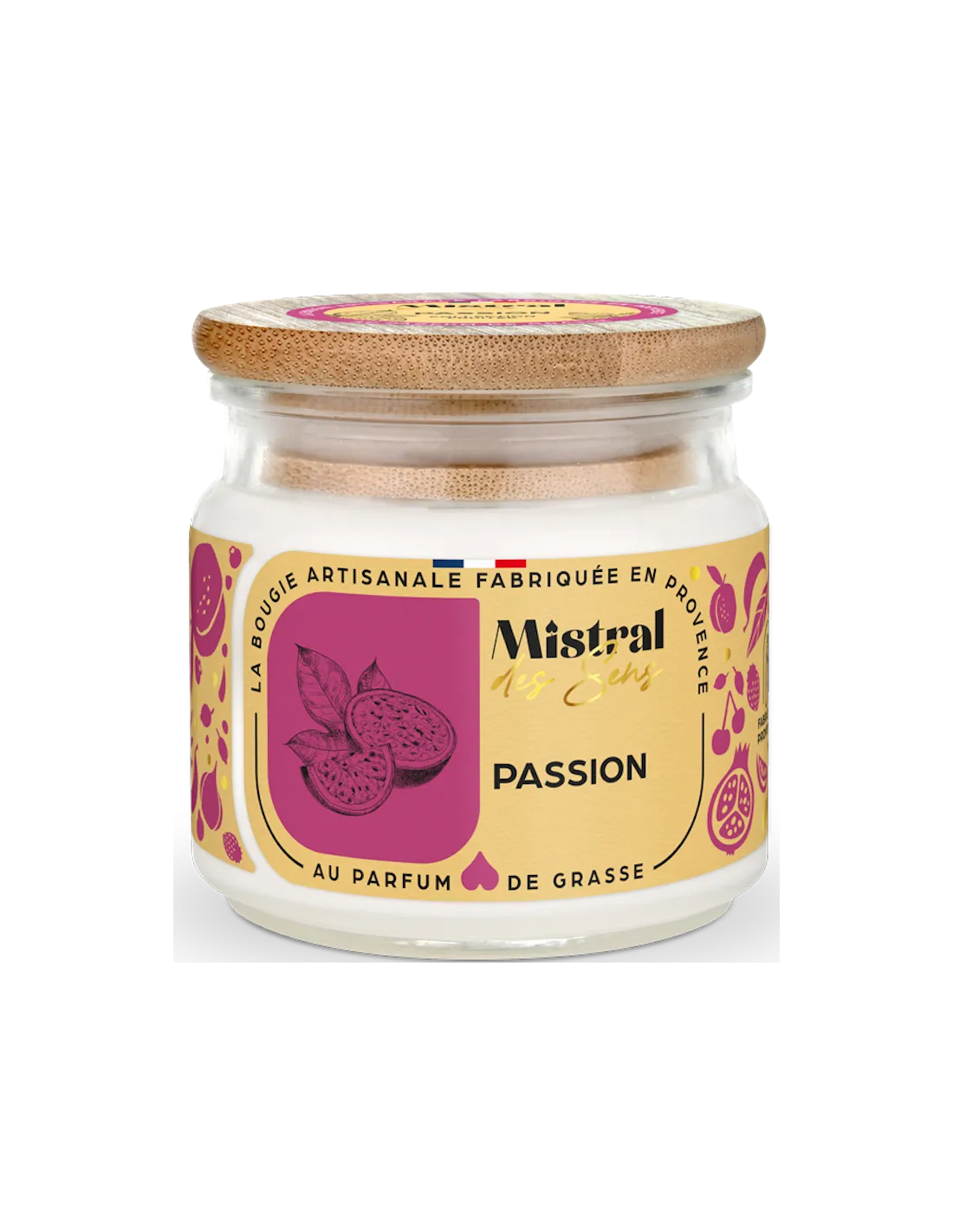 Petite Bougie Passion - Mistral Des Sens 1 Petite Bougie Passion - Mistral Des Sens