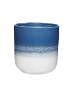 Photophore Céramique Bleu