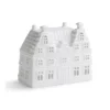 Photophore Maison en Porcelaine Blanche &Klevering – Grande Maison 01 Décorative