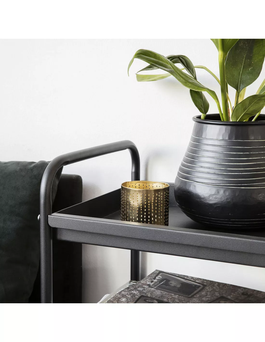 House Doctor Photophore Wilma Points Laiton 2 House Doctor Photophore Wilma Points Laiton – Image 2