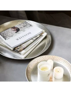 Plateau Argent Diamond - House Doctor 7 Plateau Argent Diamond - House Doctor -Jolie Bougies Soldes plateau argent diamond house doctor 3